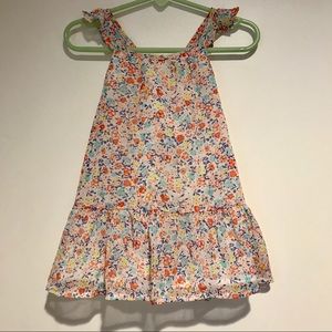 Floral Dress with Ruffles